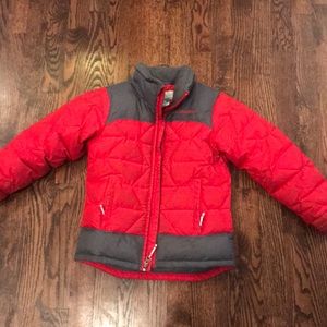 Boys red winter coat